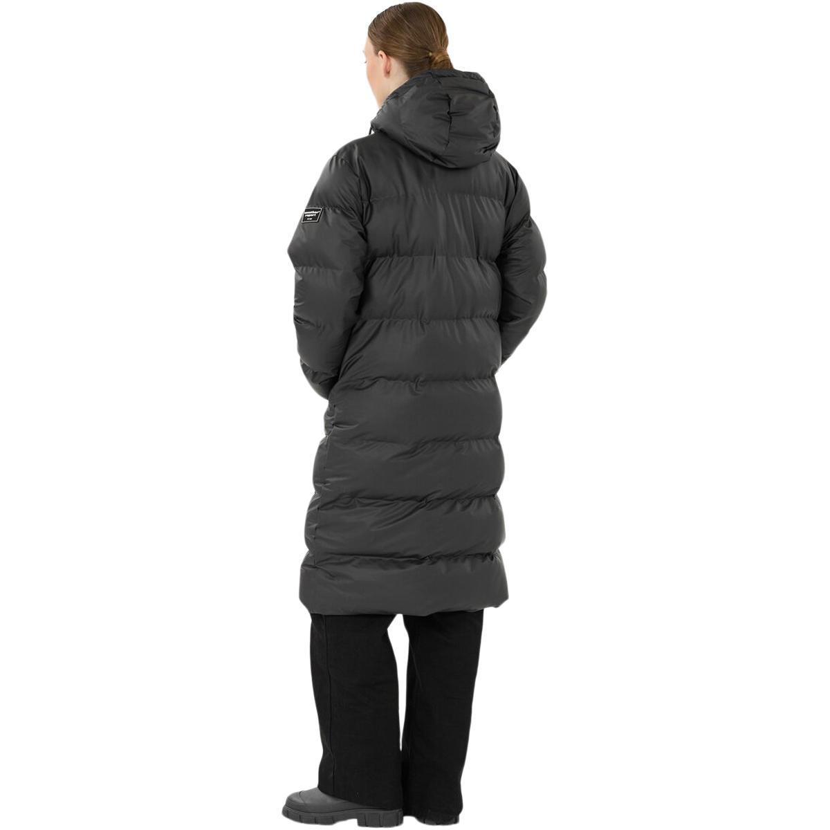 Weather Report Audrey PU Puffer Parka Vinterjakke Dame Black