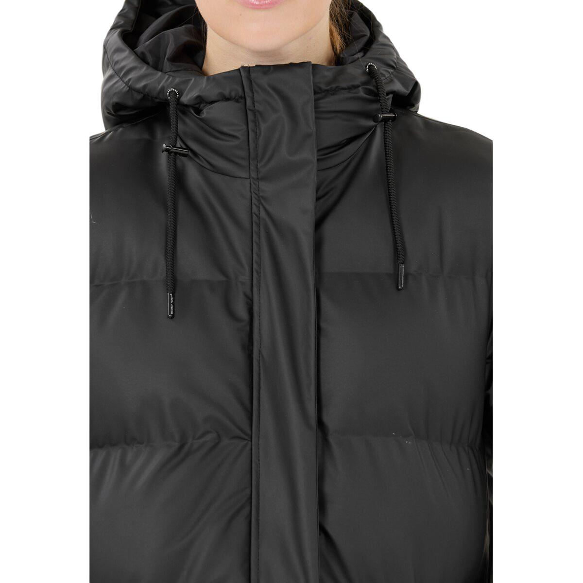 Weather Report Audrey PU Puffer Parka Vinterjakke Dame Black