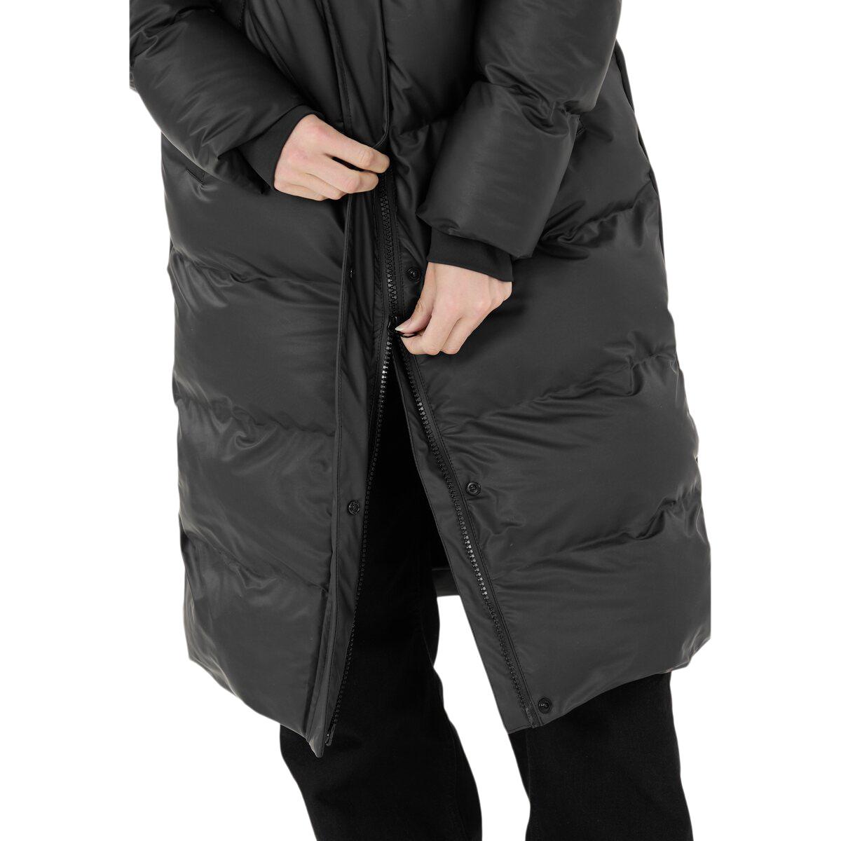 Weather Report Audrey PU Puffer Parka Vinterjakke Dame Black