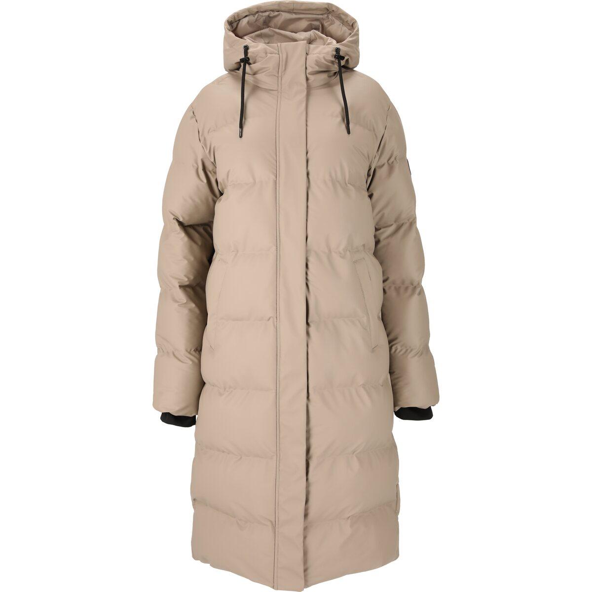 Weather Report Audrey PU Puffer Parka Vinterjakke Dame Moon Rock