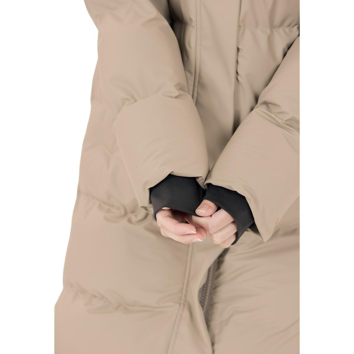 Weather Report Audrey PU Puffer Parka Vinterjakke Dame Moon Rock