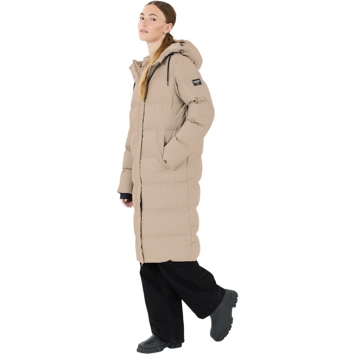 Weather Report Audrey PU Puffer Parka Vinterjakke Dame Moon Rock