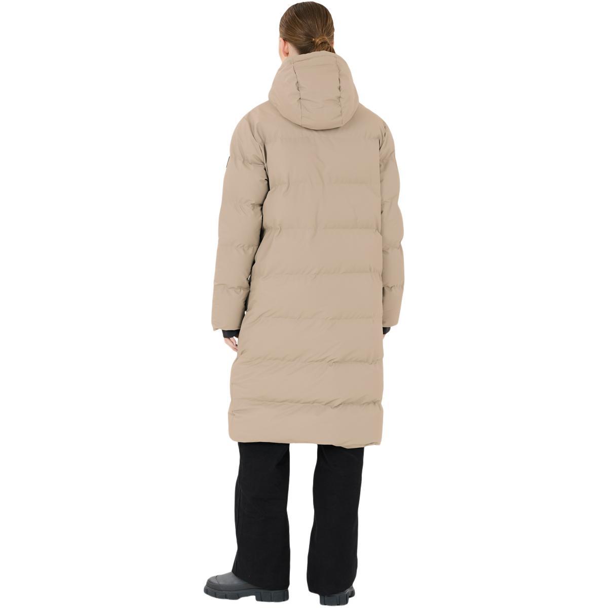 Weather Report Audrey PU Puffer Parka Vinterjakke Dame Moon Rock