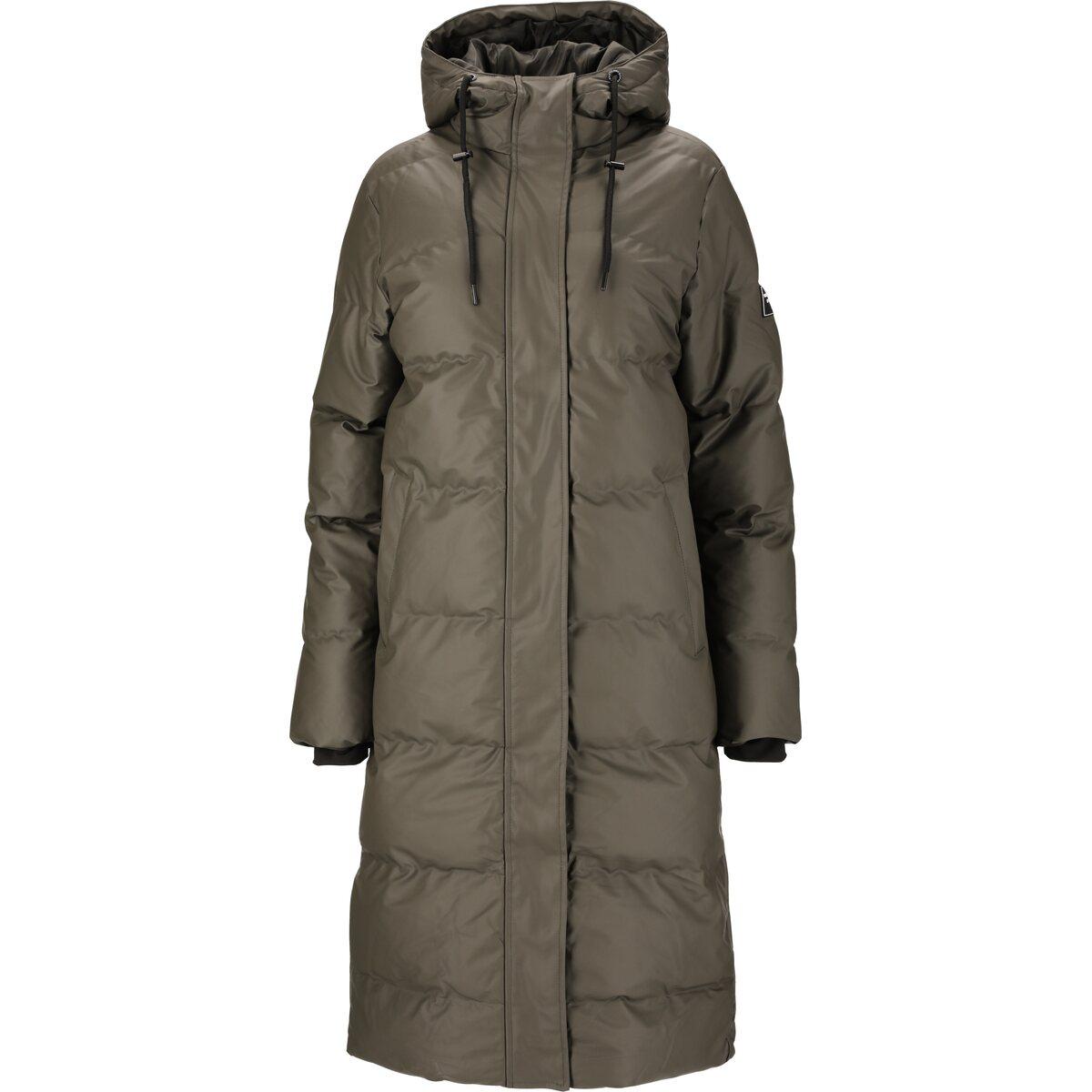 Weather Report Audrey PU Puffer Parka Vinterjakke Dame Black Ink