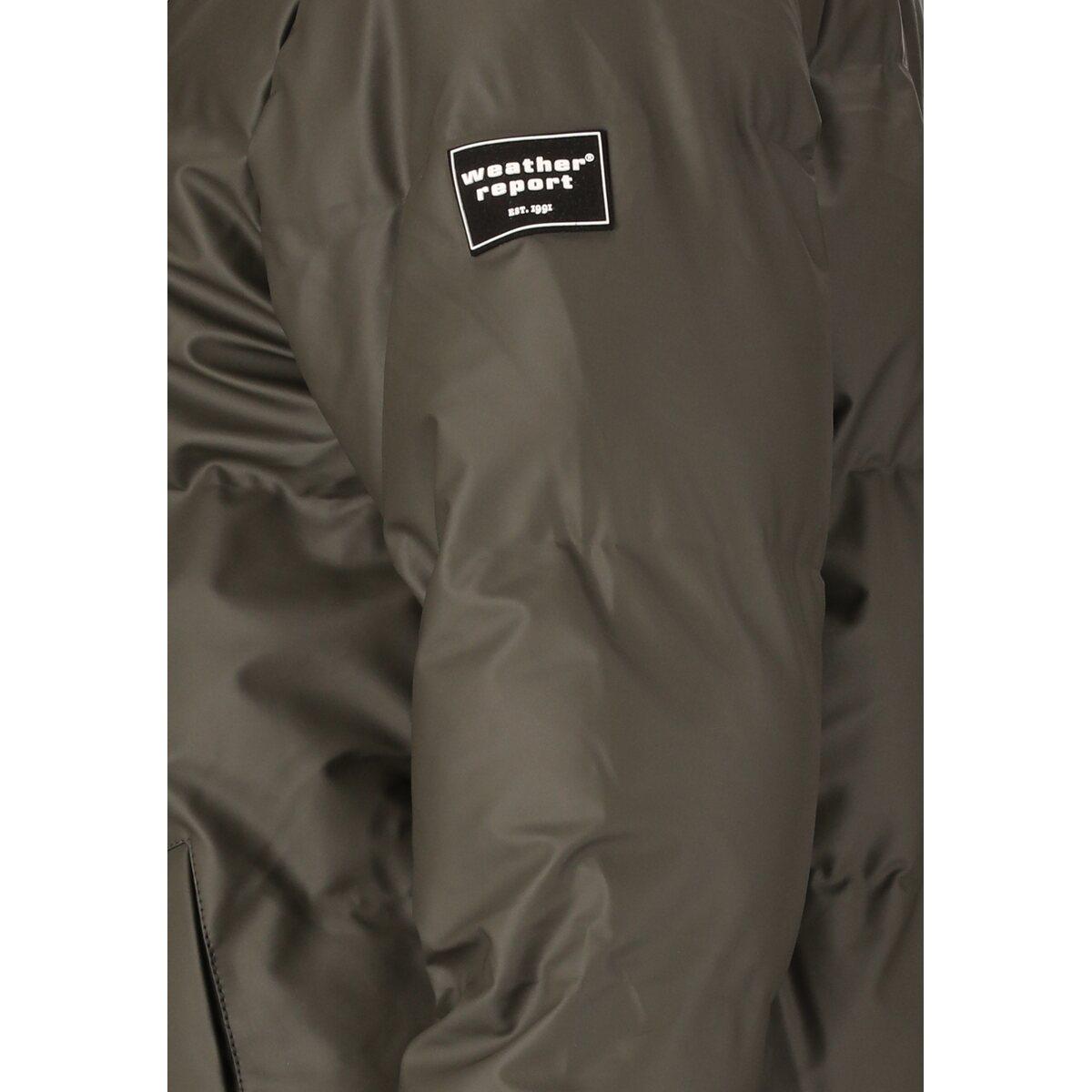 Weather Report Audrey PU Puffer Parka Vinterjakke Dame Black Ink