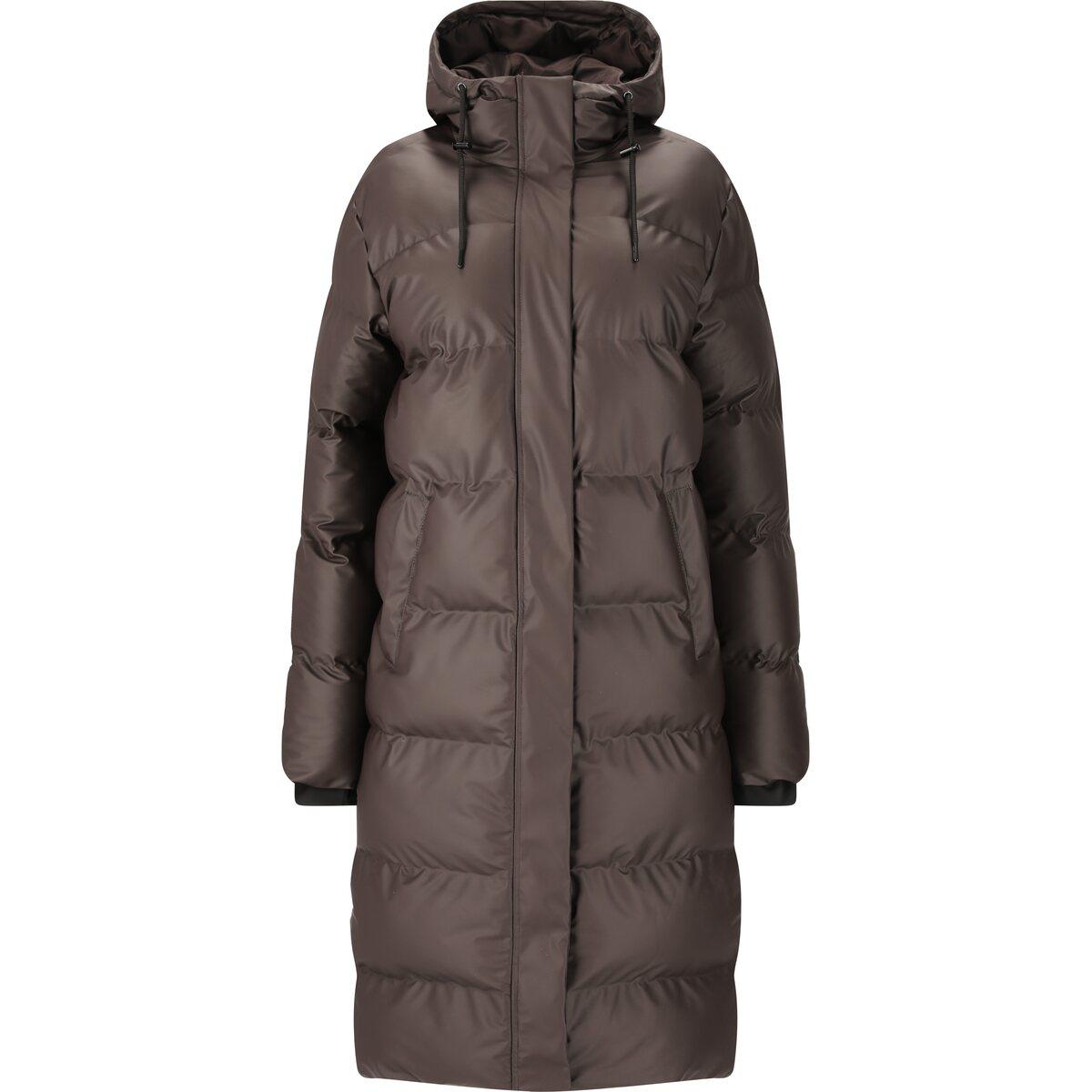 Weather Report Audrey PU Puffer Parka Vinterjakke Dame Espresso