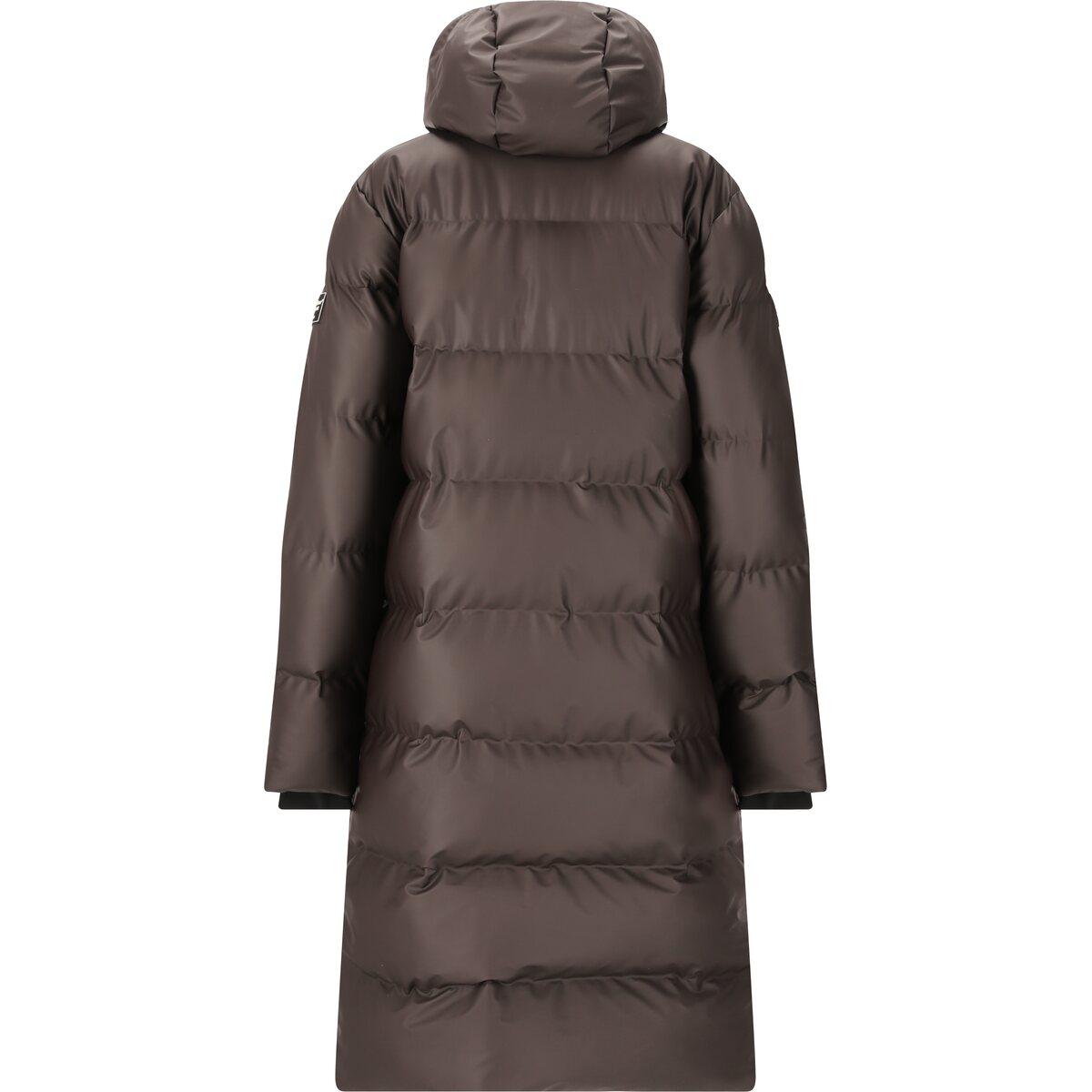 Weather Report Audrey PU Puffer Parka Vinterjakke Dame Espresso