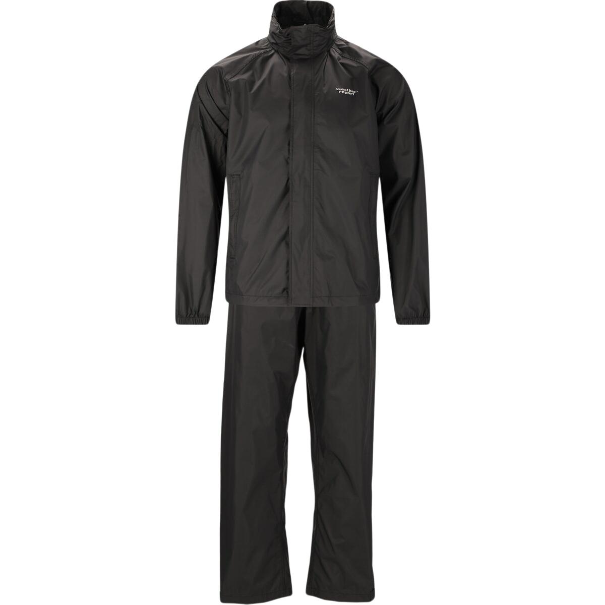 Weather Report Packo AWG Regnsett Unisex Black