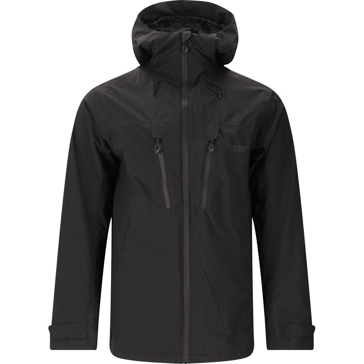 Weather Report Harbor Rain-Tech Regnjakke Herre Black