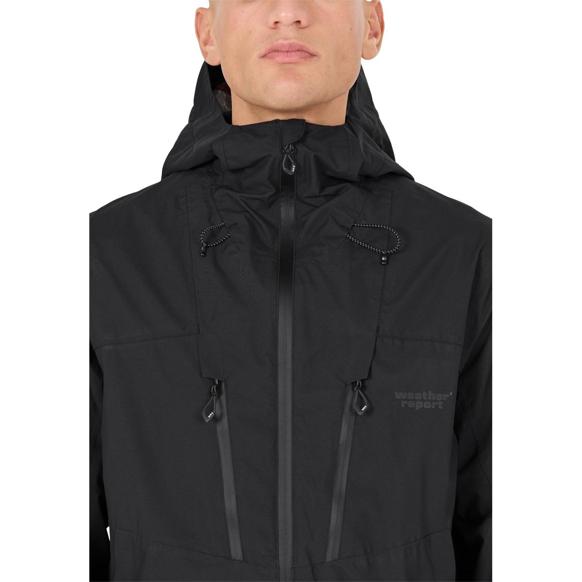 Weather Report Harbor Rain-Tech Regnjakke Herre Black