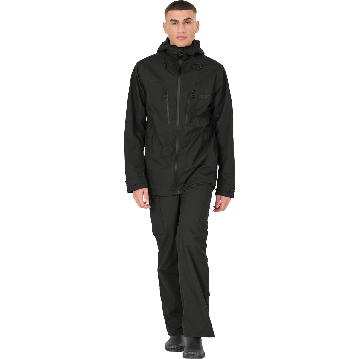 Weather Report Harbor Rain-Tech Regnjakke Herre Black