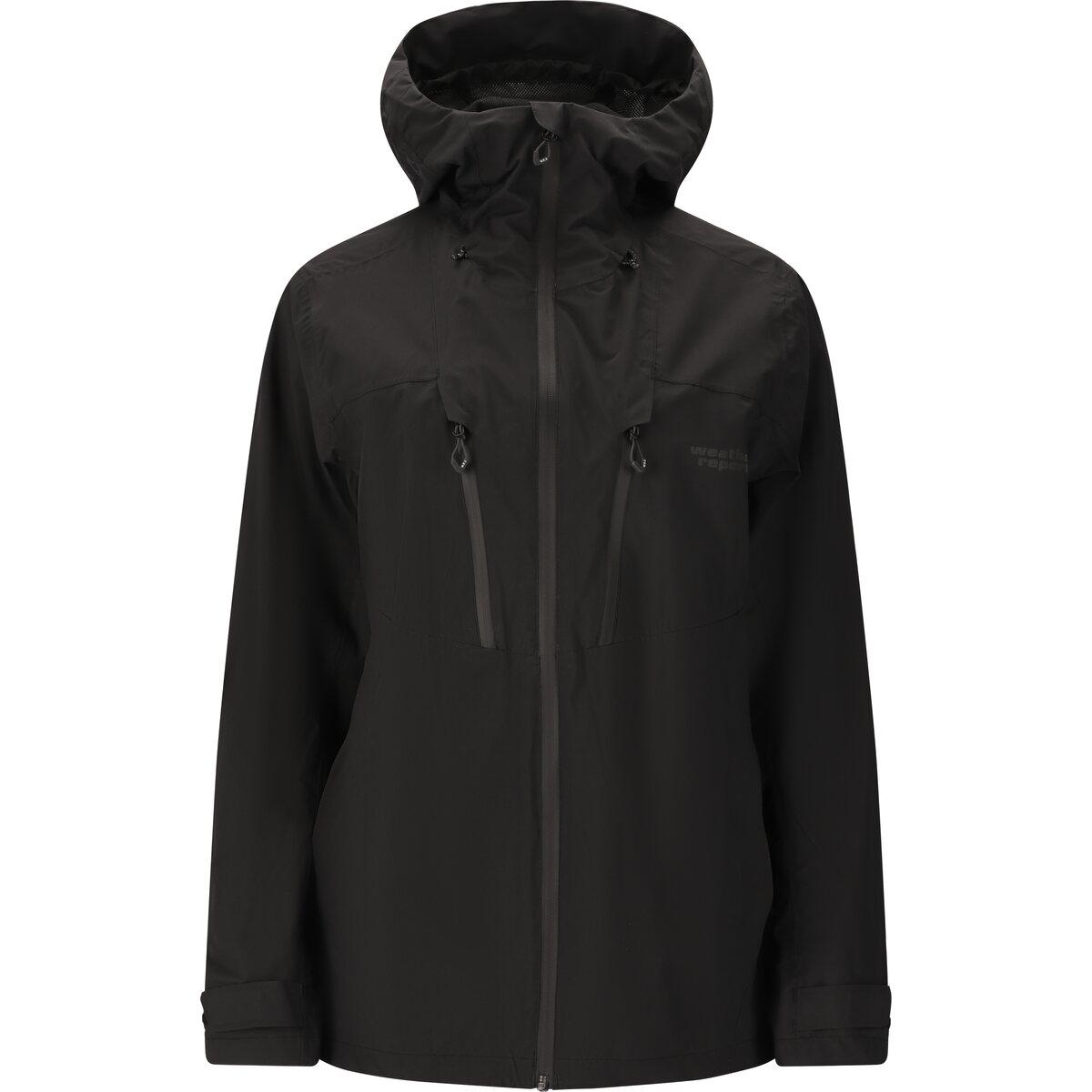 Weather Report Harbor Rain-Tech Regnjakke Dame Black