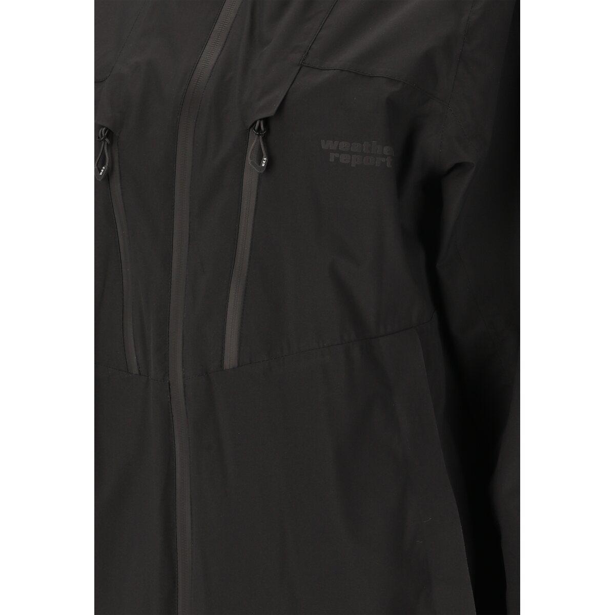 Weather Report Harbor Rain-Tech Regnjakke Dame Black