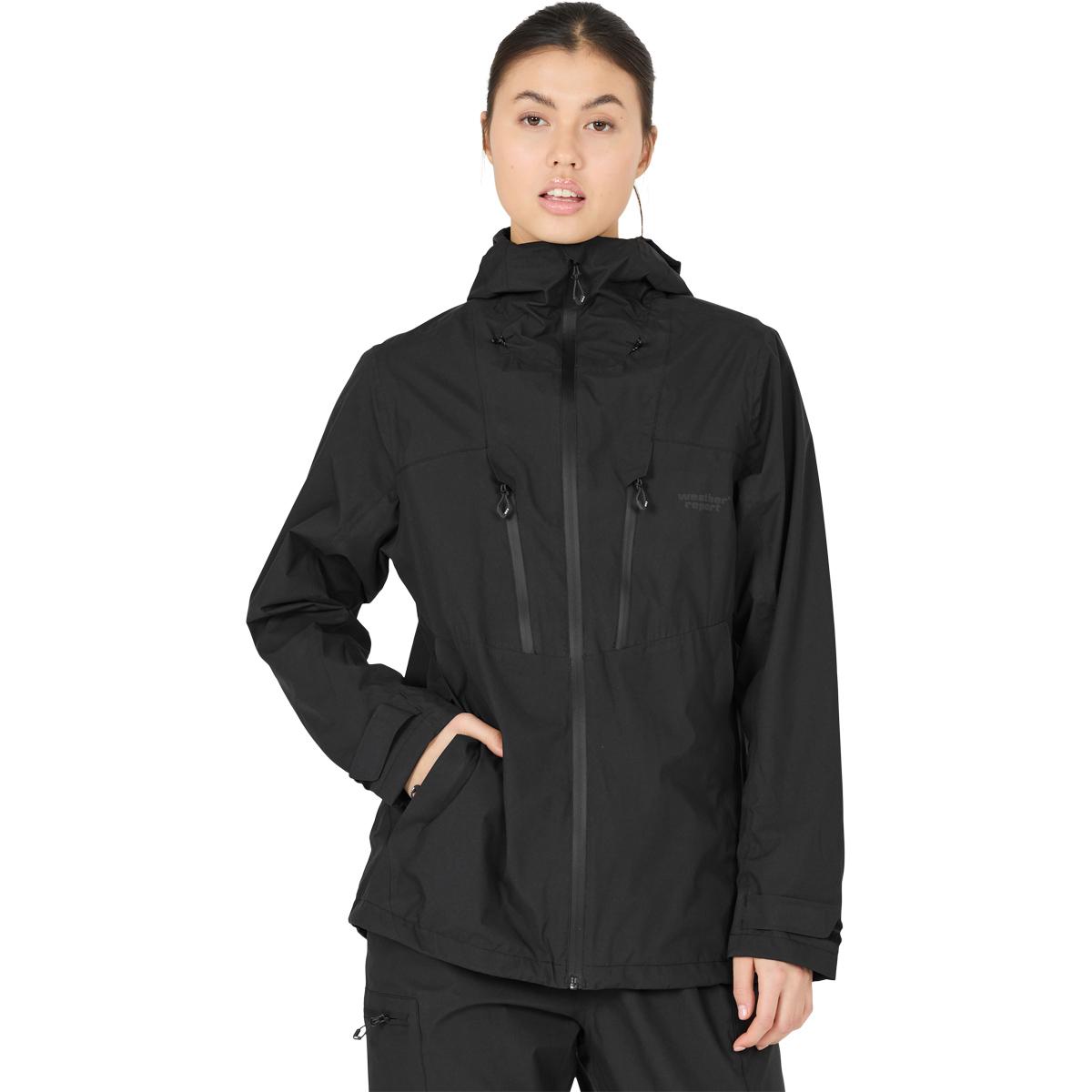 Weather Report Harbor Rain-Tech Regnjakke Dame Black