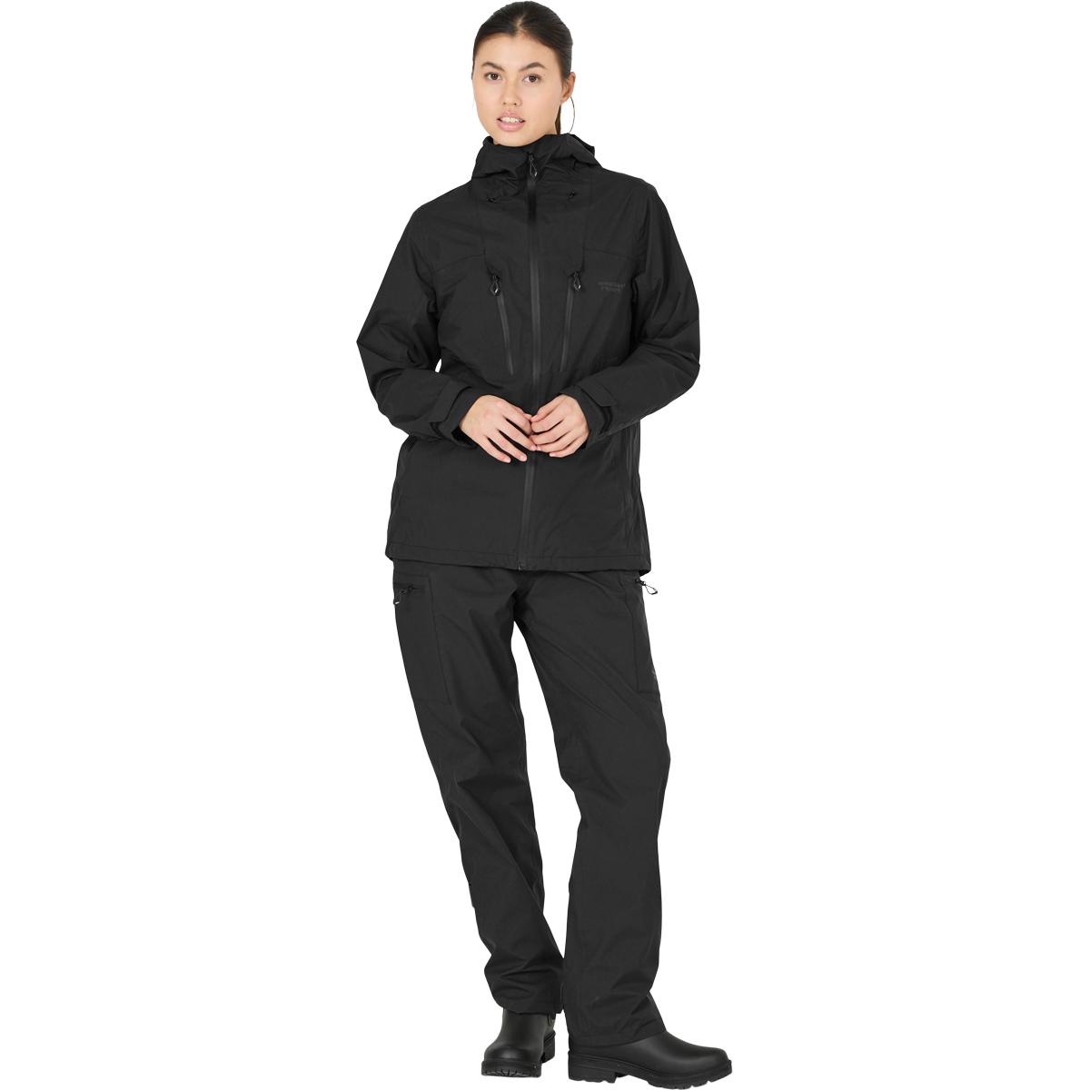 Weather Report Harbor Rain-Tech Regnjakke Dame Black