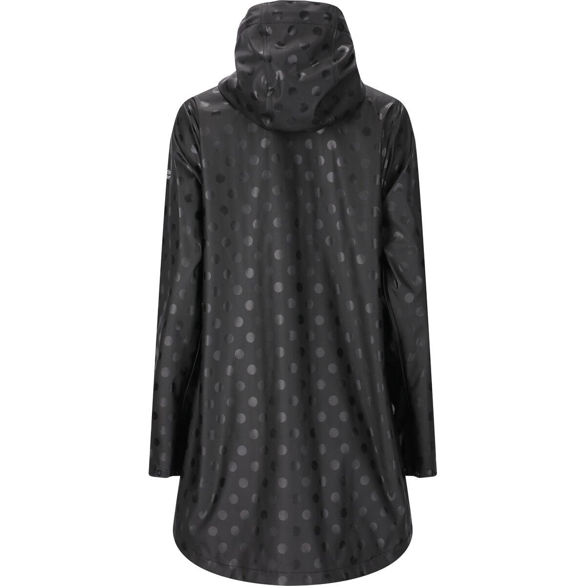 Weather Report Sunrise AOP PU Regnjakke Dame Black