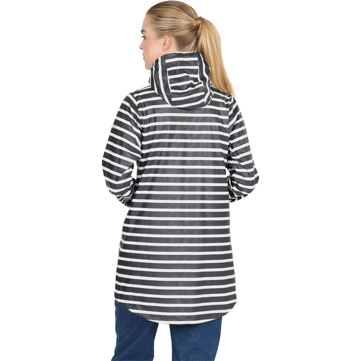 Weather Report Sunrise AOP PU Regnjakke Dame Navy Blazer
