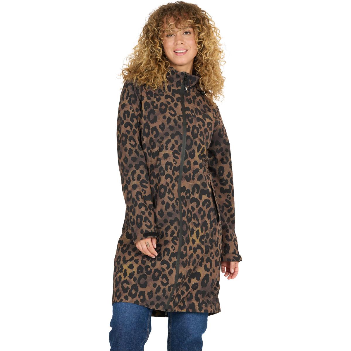 Weather Report Balmy AOP Regnjakke Dame Black
