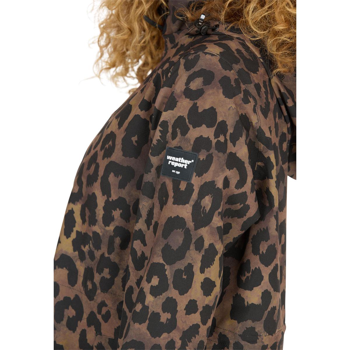 Weather Report Balmy AOP Regnjakke Dame Black