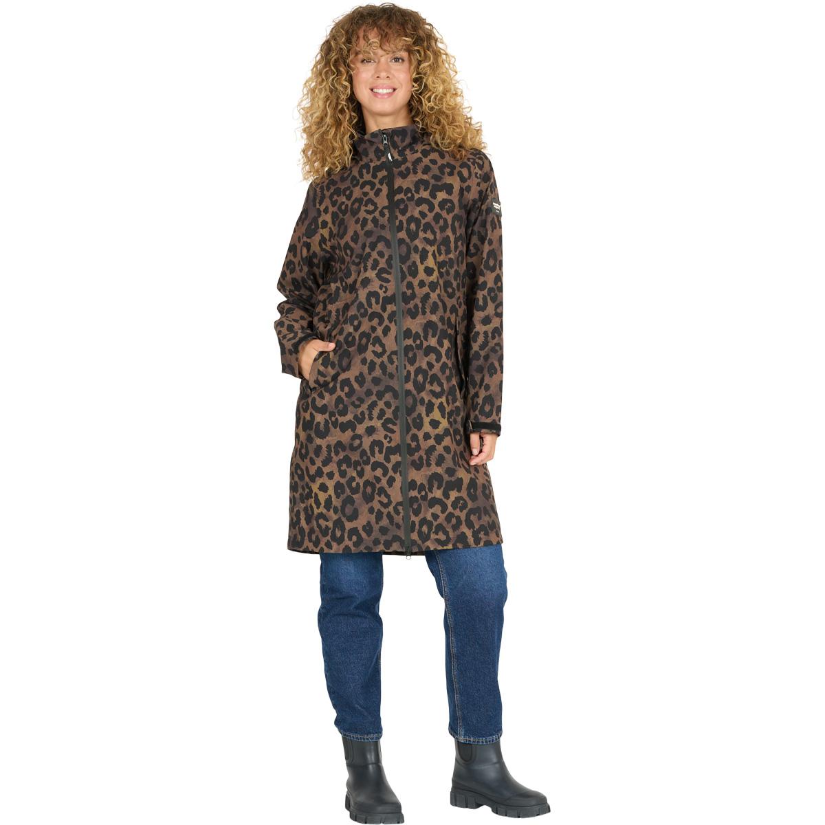 Weather Report Balmy AOP Regnjakke Dame Black