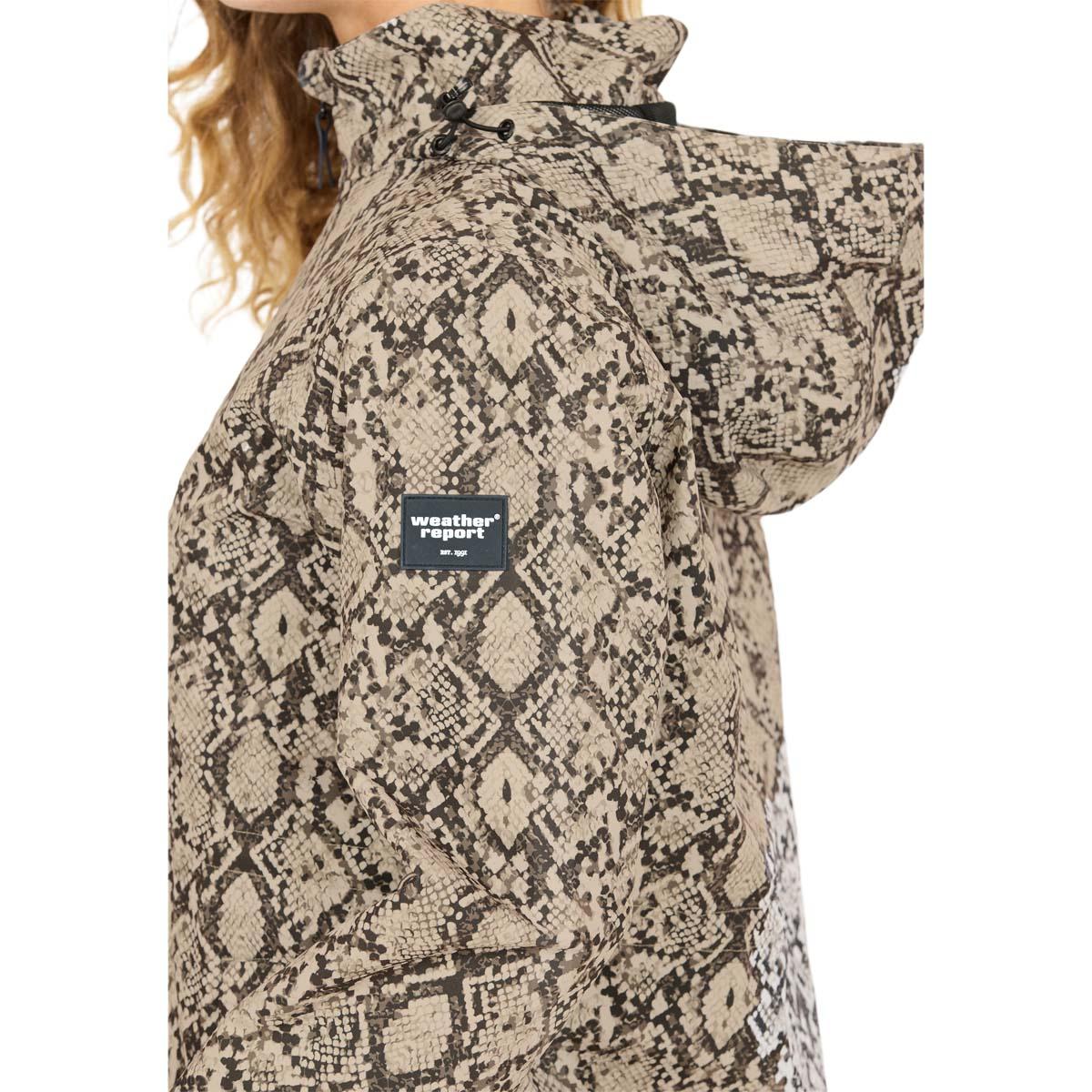 Weather Report Balmy AOP Regnjakke Dame Island Fossil