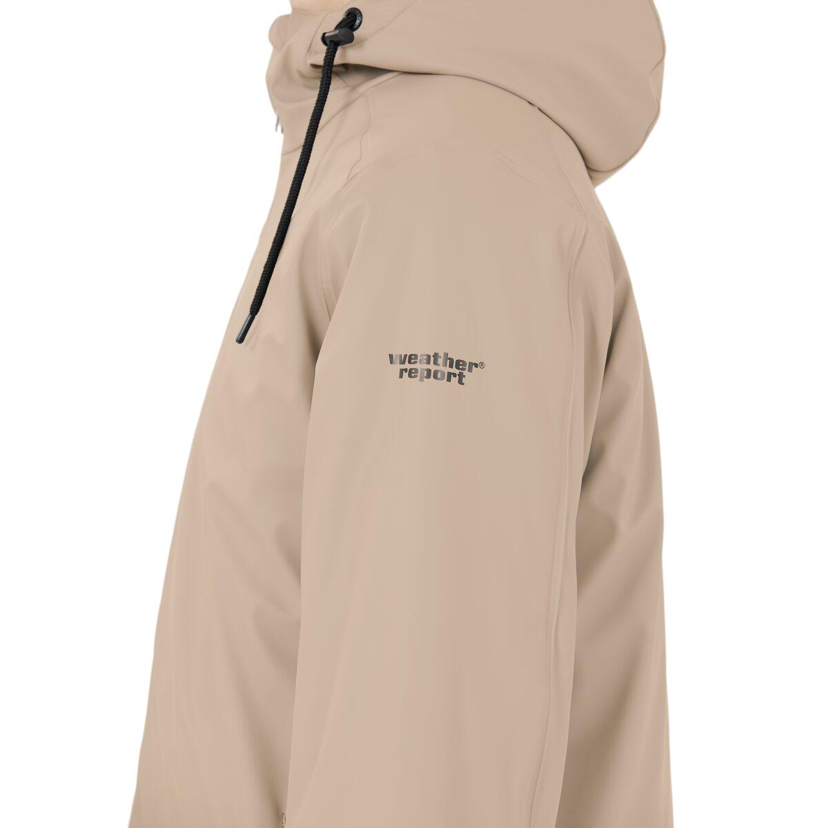 Weather Report Heaten PU Regnjakke Dame Moon Rock