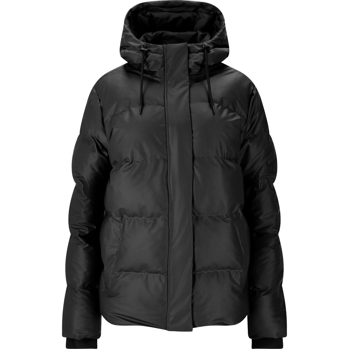 Weather Report Audrey PU Puffer Vinterjakke Dame Black