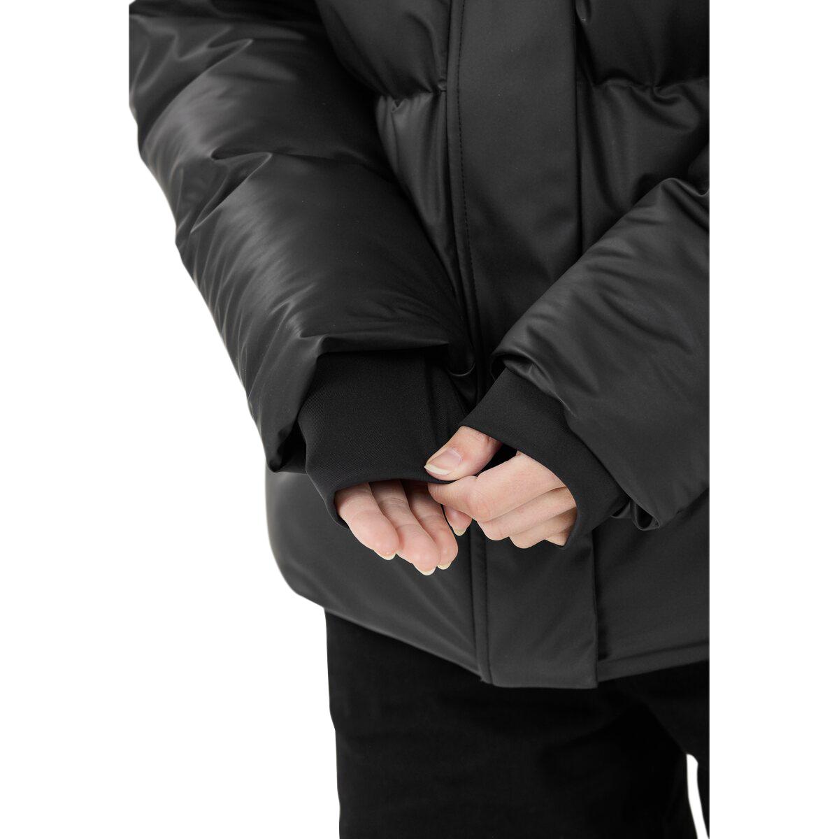 Weather Report Audrey PU Puffer Vinterjakke Dame Black