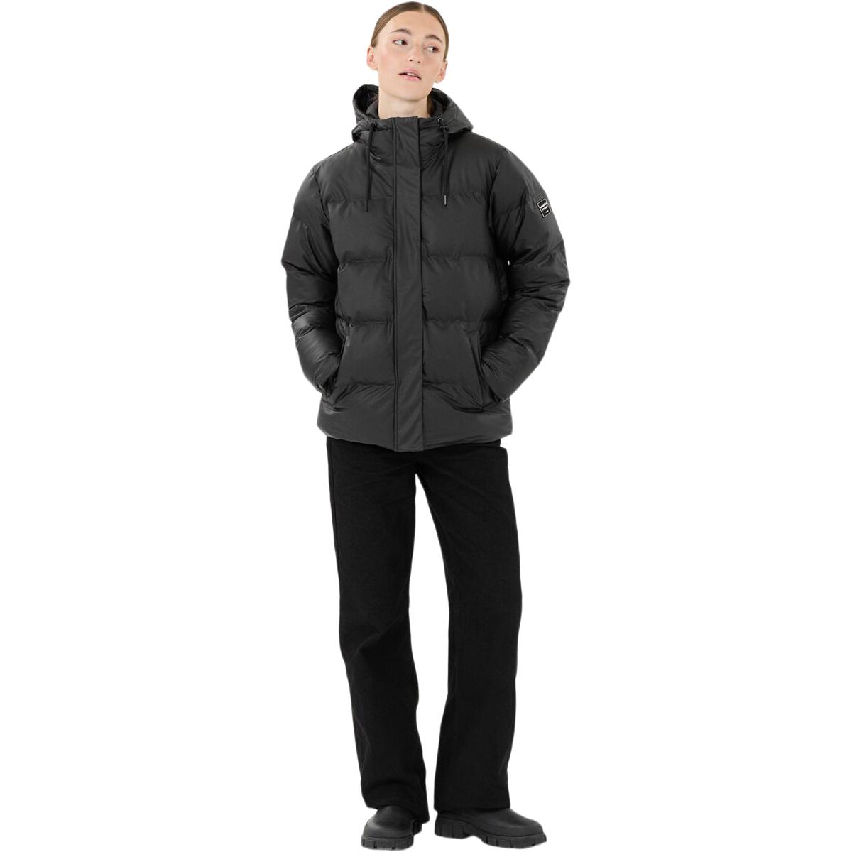Weather Report Audrey PU Puffer Vinterjakke Dame Black