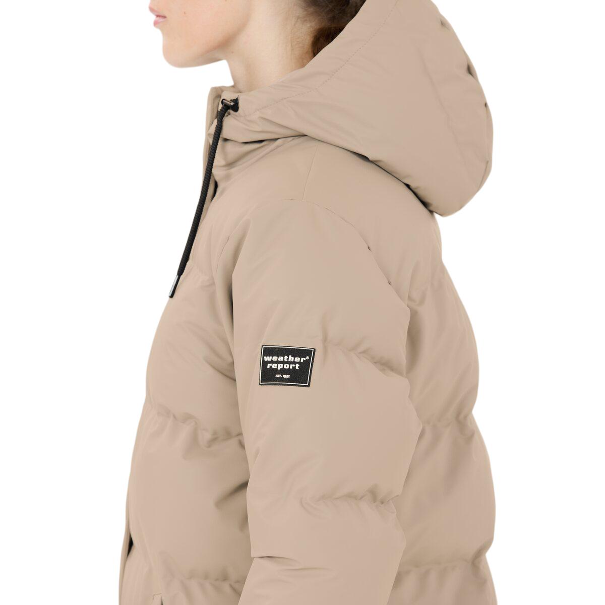 Weather Report Audrey PU Puffer Vinterjakke Dame Moon Rock