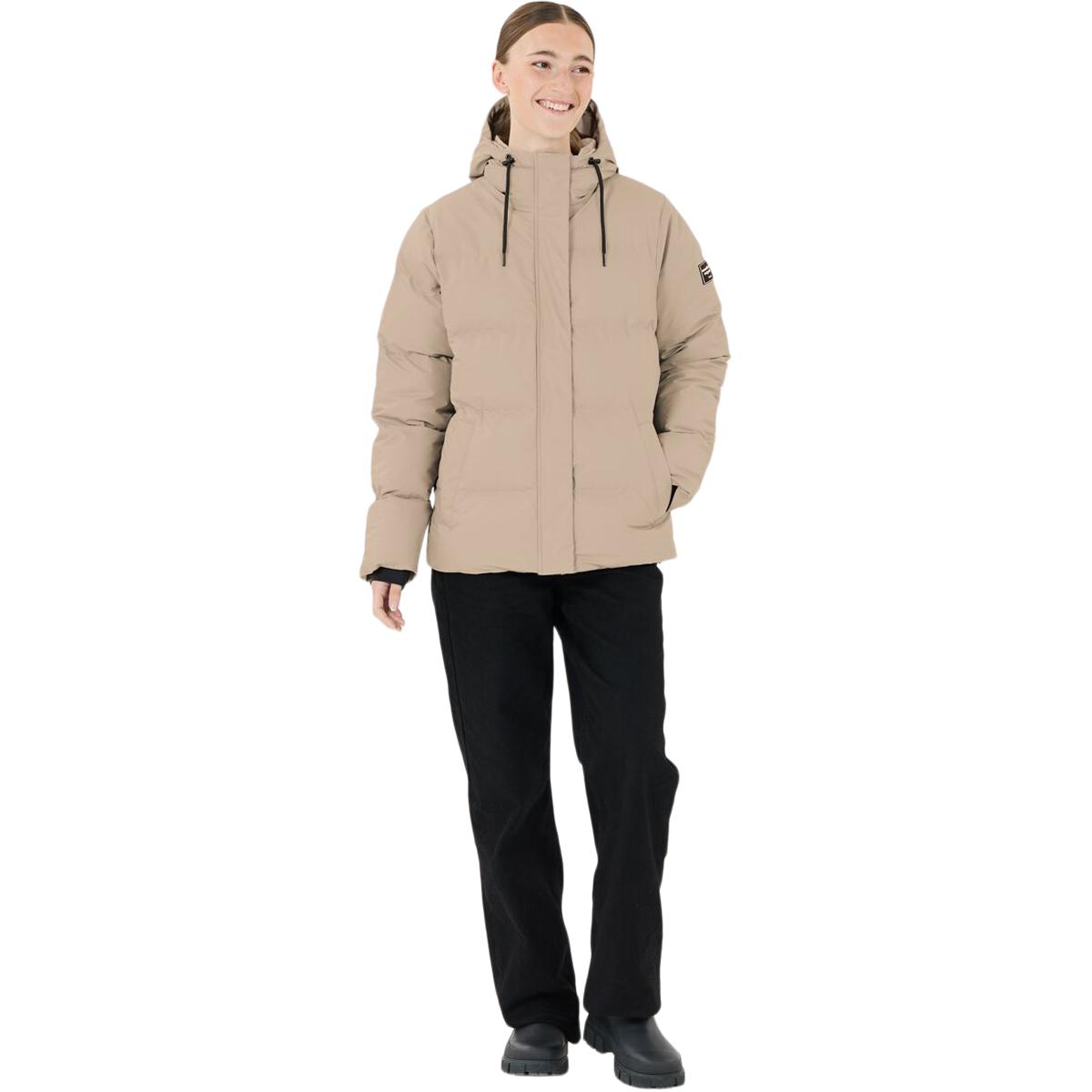 Weather Report Audrey PU Puffer Vinterjakke Dame Moon Rock