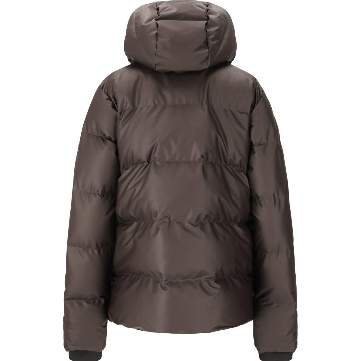 Weather Report Audrey PU Puffer Vinterjakke Dame Espresso