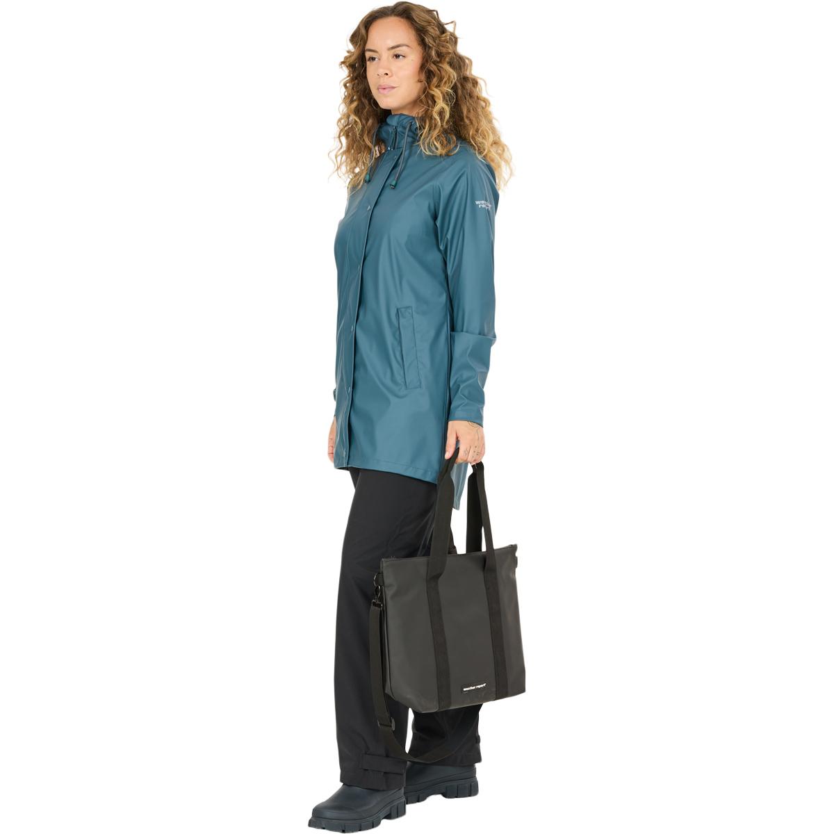 Weather Report Bronze PU Tote Taske Black