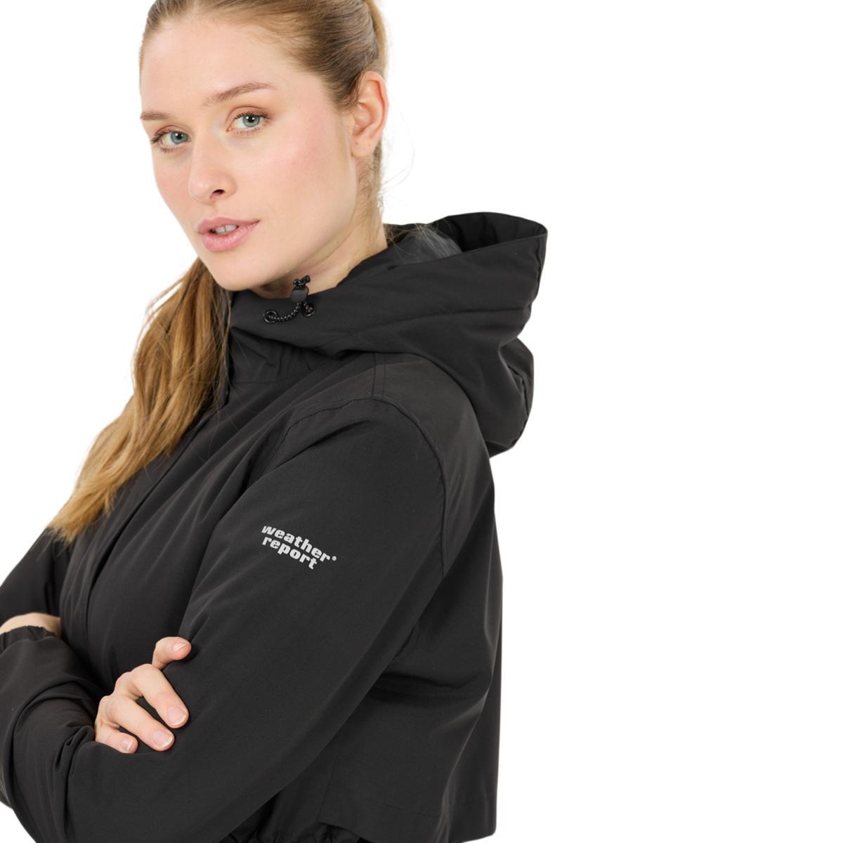Weather Report Pania Parka Jakke Dame Black