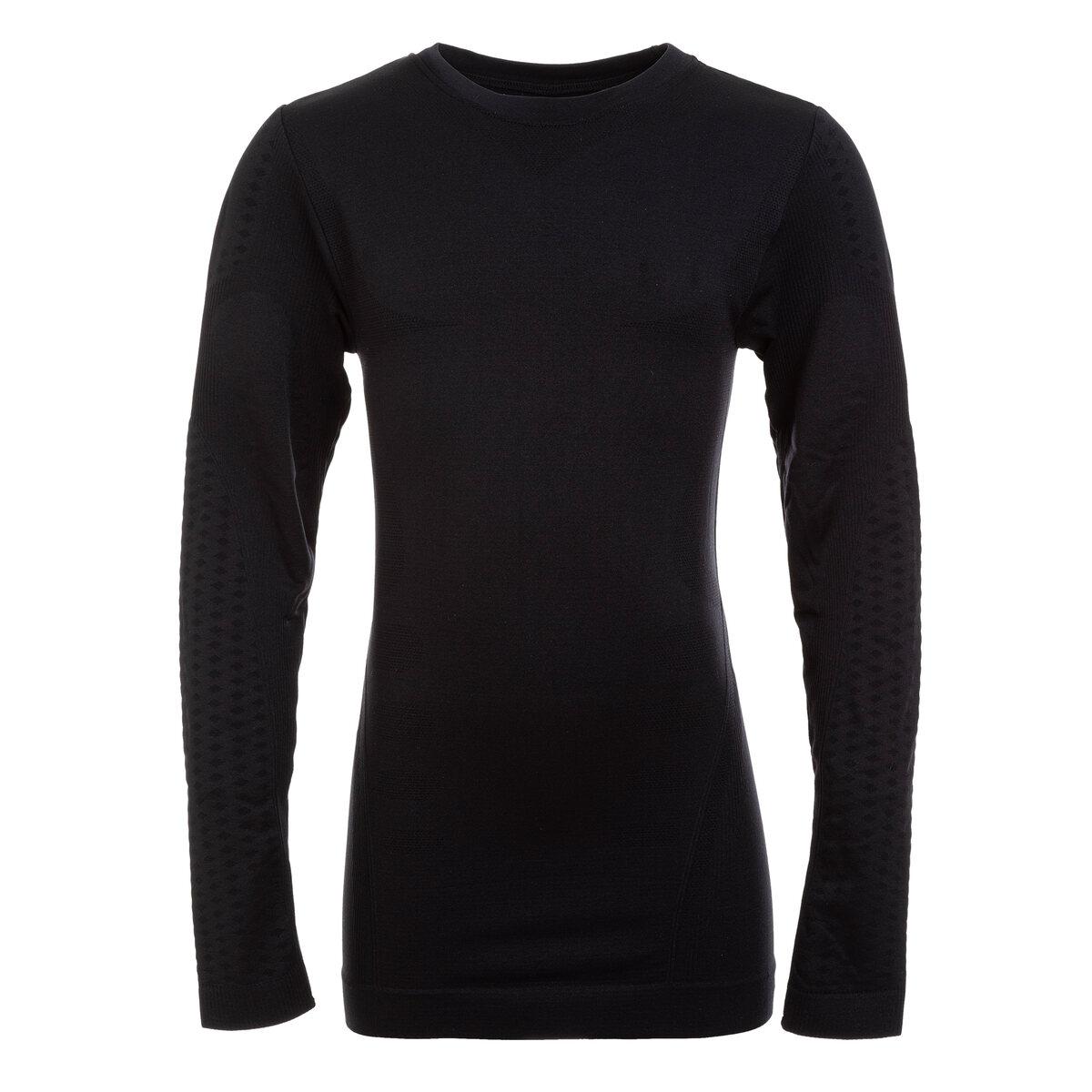 ZigZag Gualala Seamless Skiundertøj Børn Black