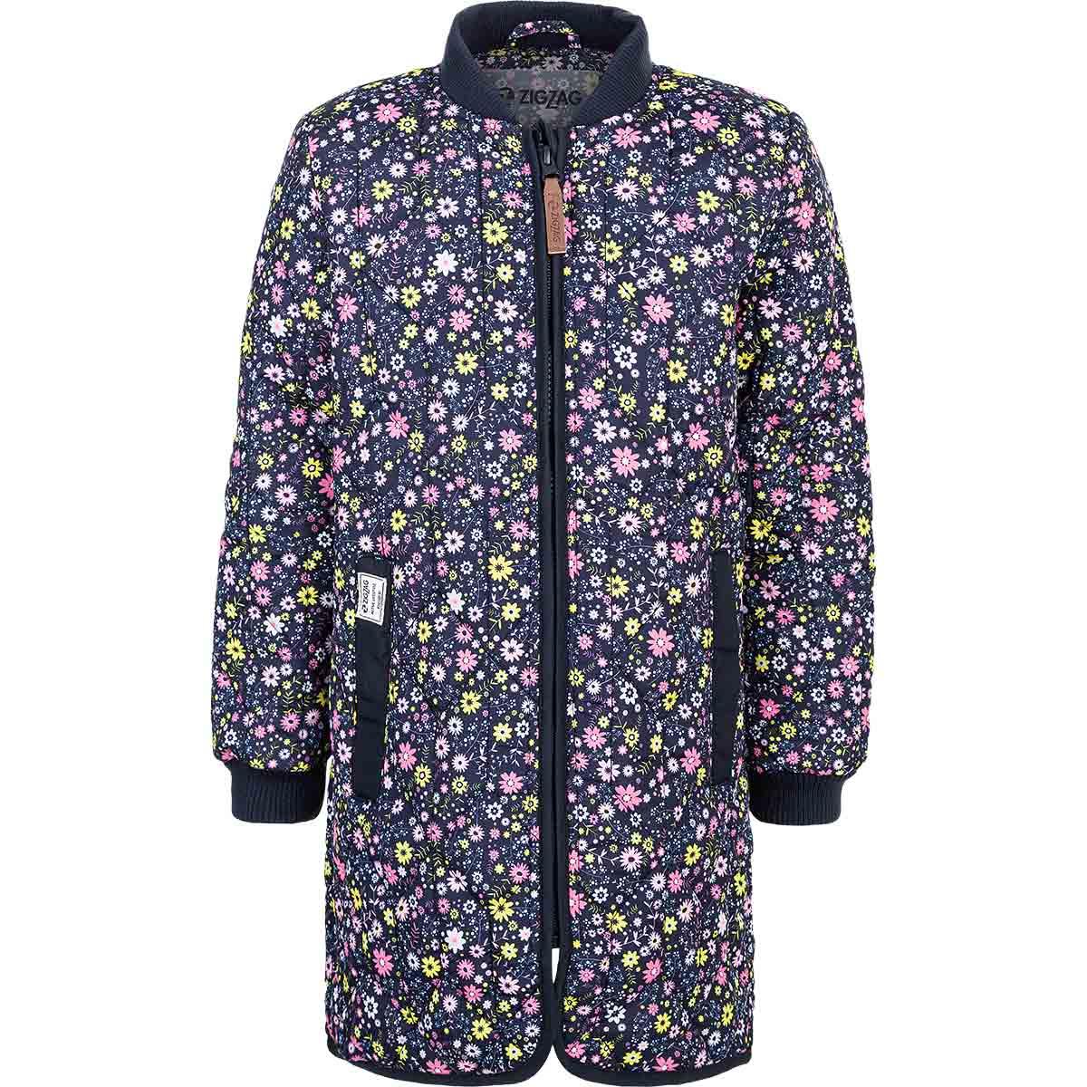ZigZag Brianna Long Vattert Jakke Barn print
