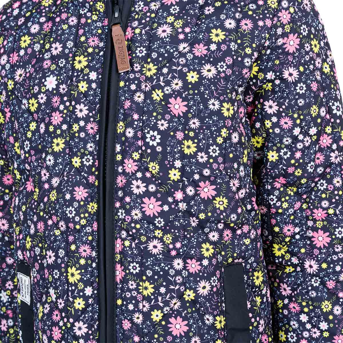 ZigZag Brianna Long Vattert Jakke Barn print