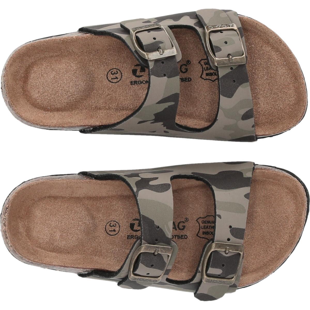 ZigZag Souza Korksandaler Børn Agave Green