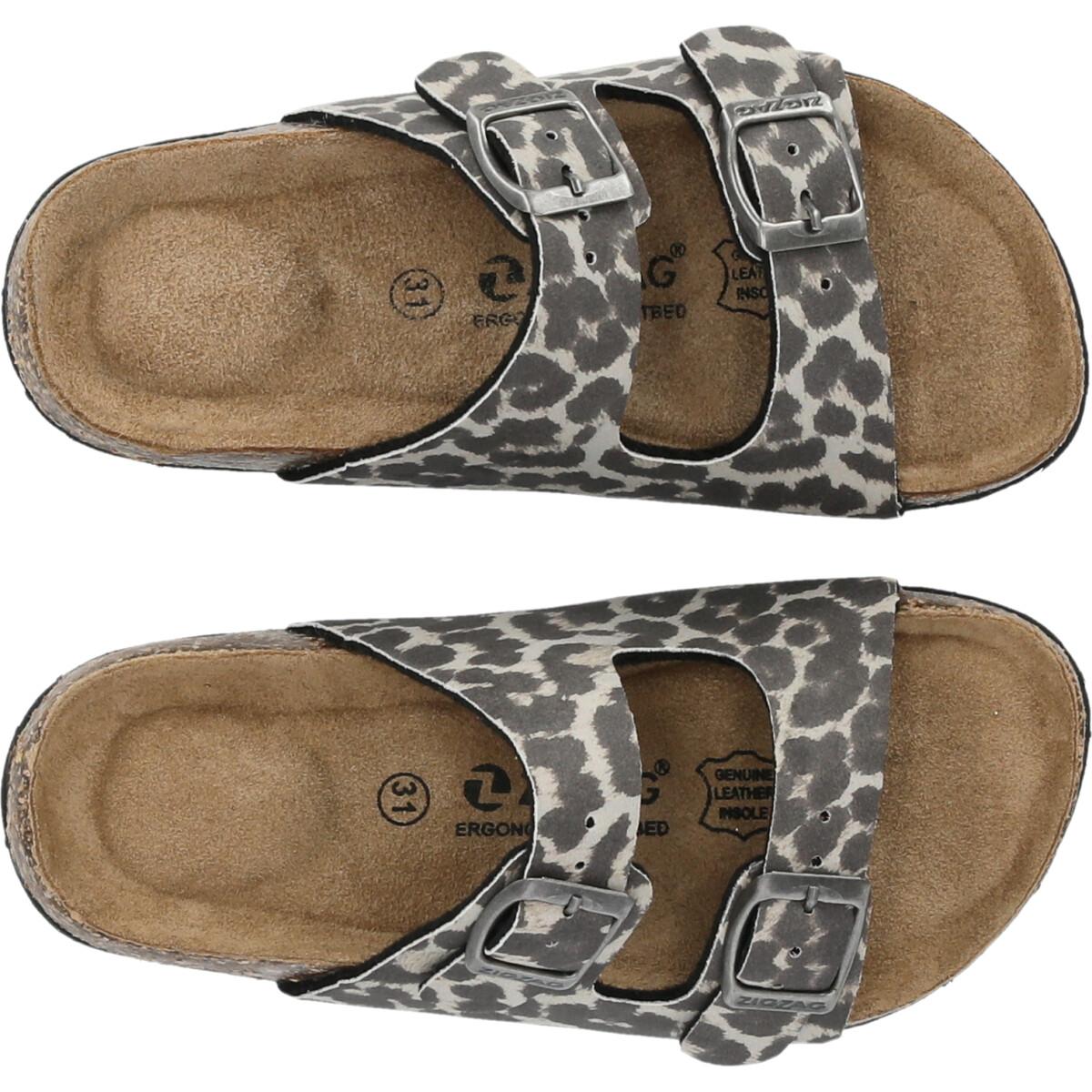 ZigZag Souza Korksandaler Børn Leopard