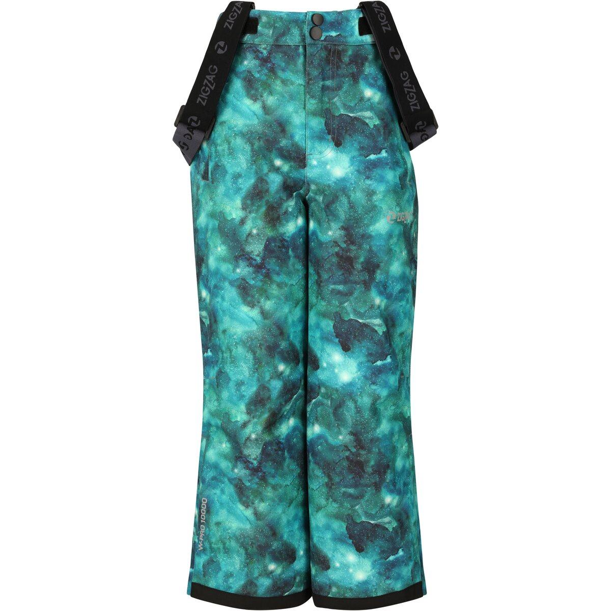 ZigZag Soho Printed Skibukser Barn Mallard Green