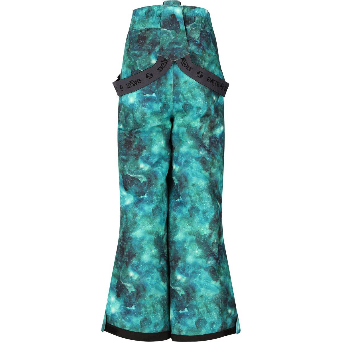 ZigZag Soho Printed Skibukser Barn Mallard Green