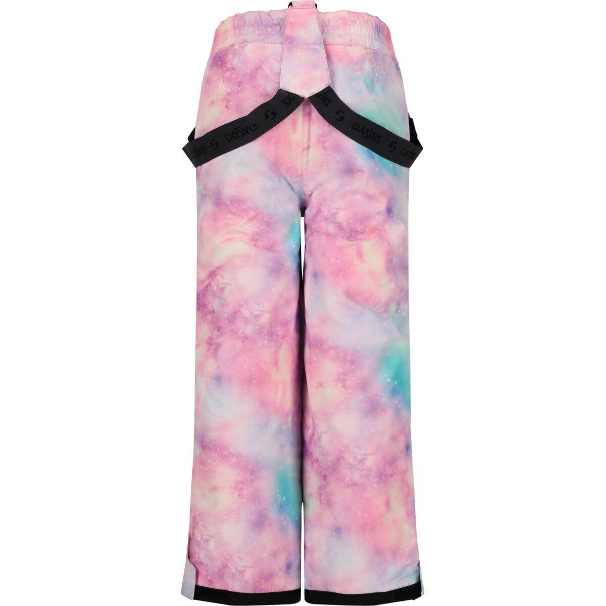 ZigZag Soho Printed Skibukser Barn Powder Pink