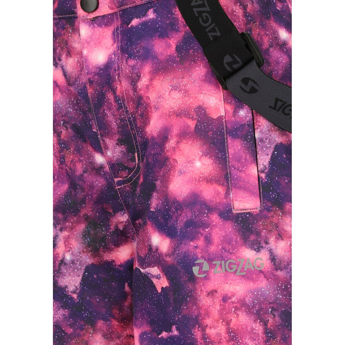 ZigZag Soho Printed Skibukser Barn Dark Purple