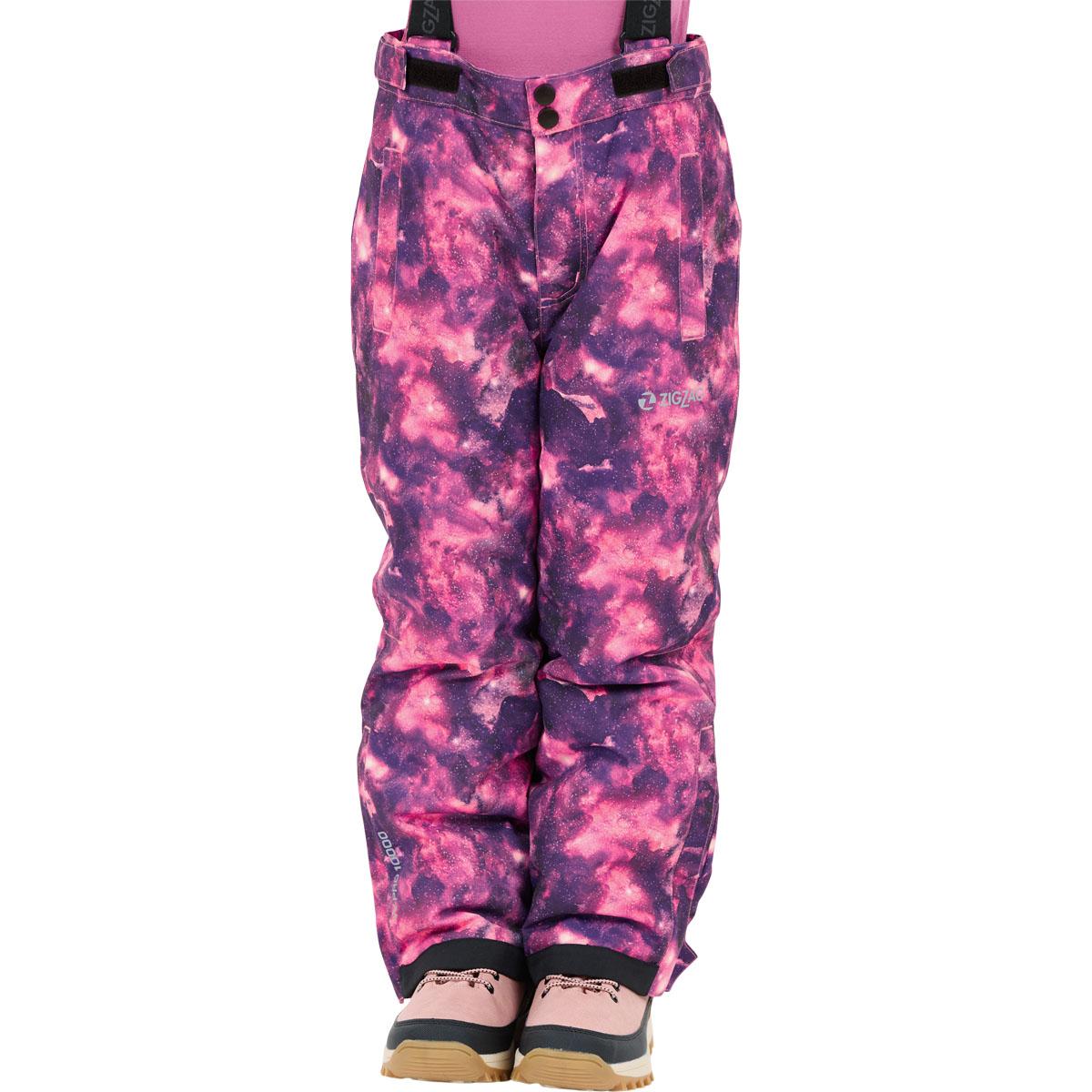 ZigZag Soho Printed Skibukser Barn Dark Purple