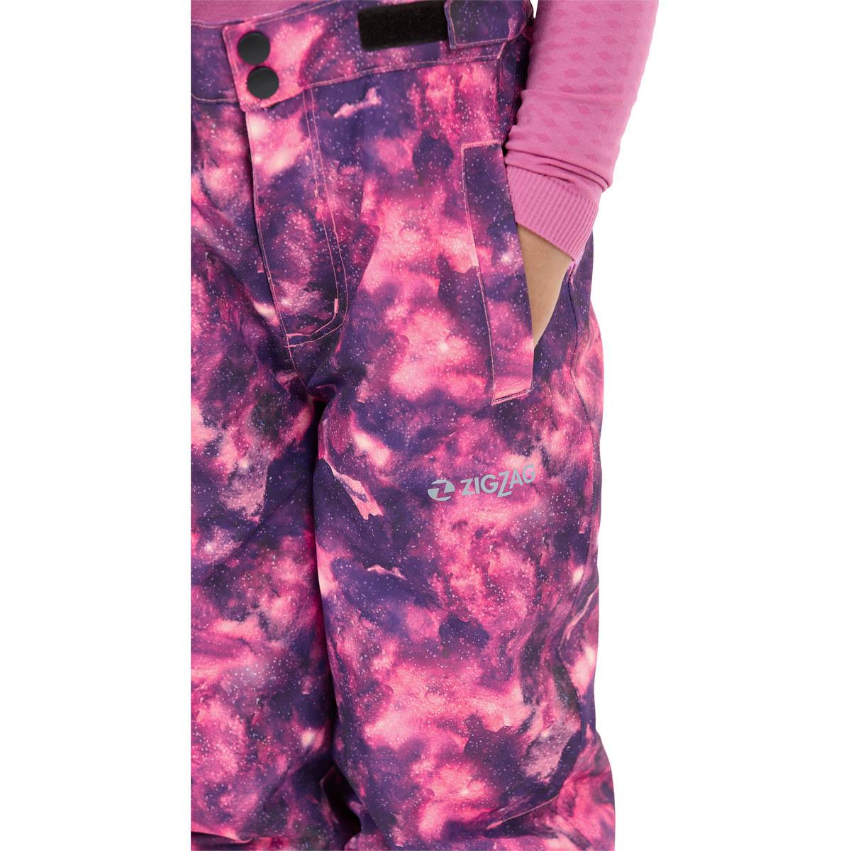 ZigZag Soho Printed Skibukser Barn Dark Purple