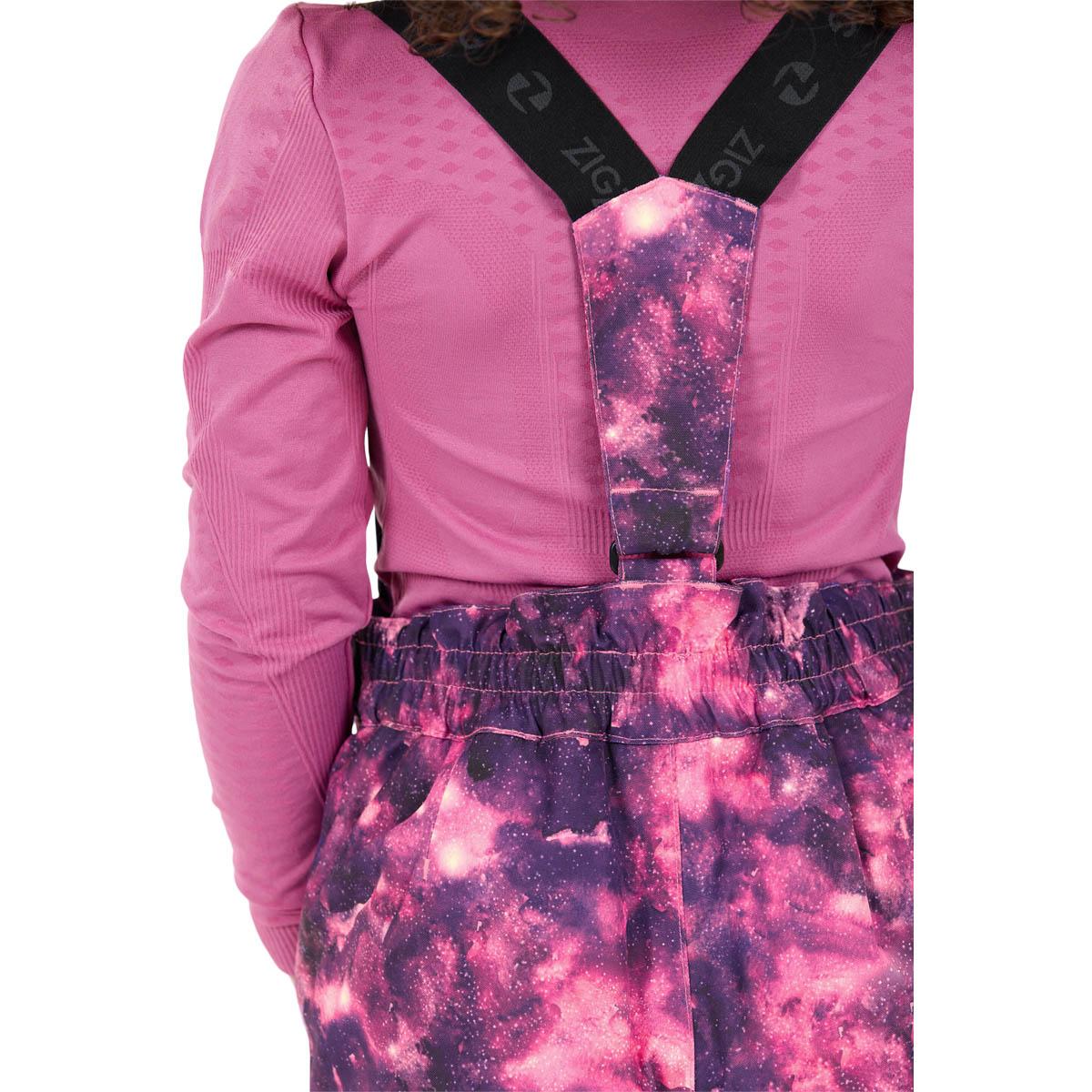 ZigZag Soho Printed Skibukser Barn Dark Purple
