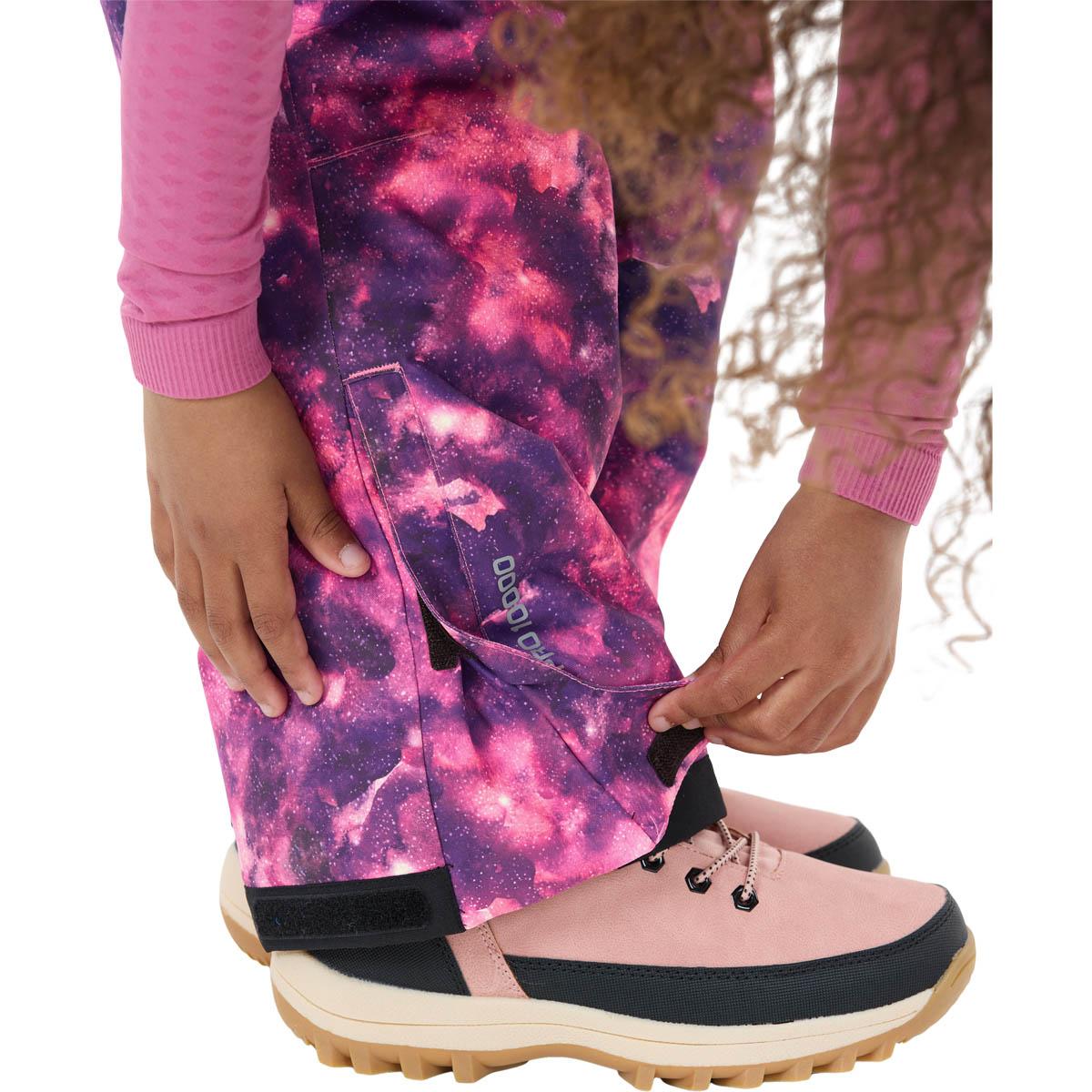 ZigZag Soho Printed Skibukser Barn Dark Purple