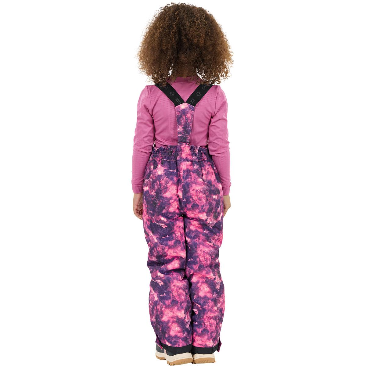 ZigZag Soho Printed Skibukser Barn Dark Purple