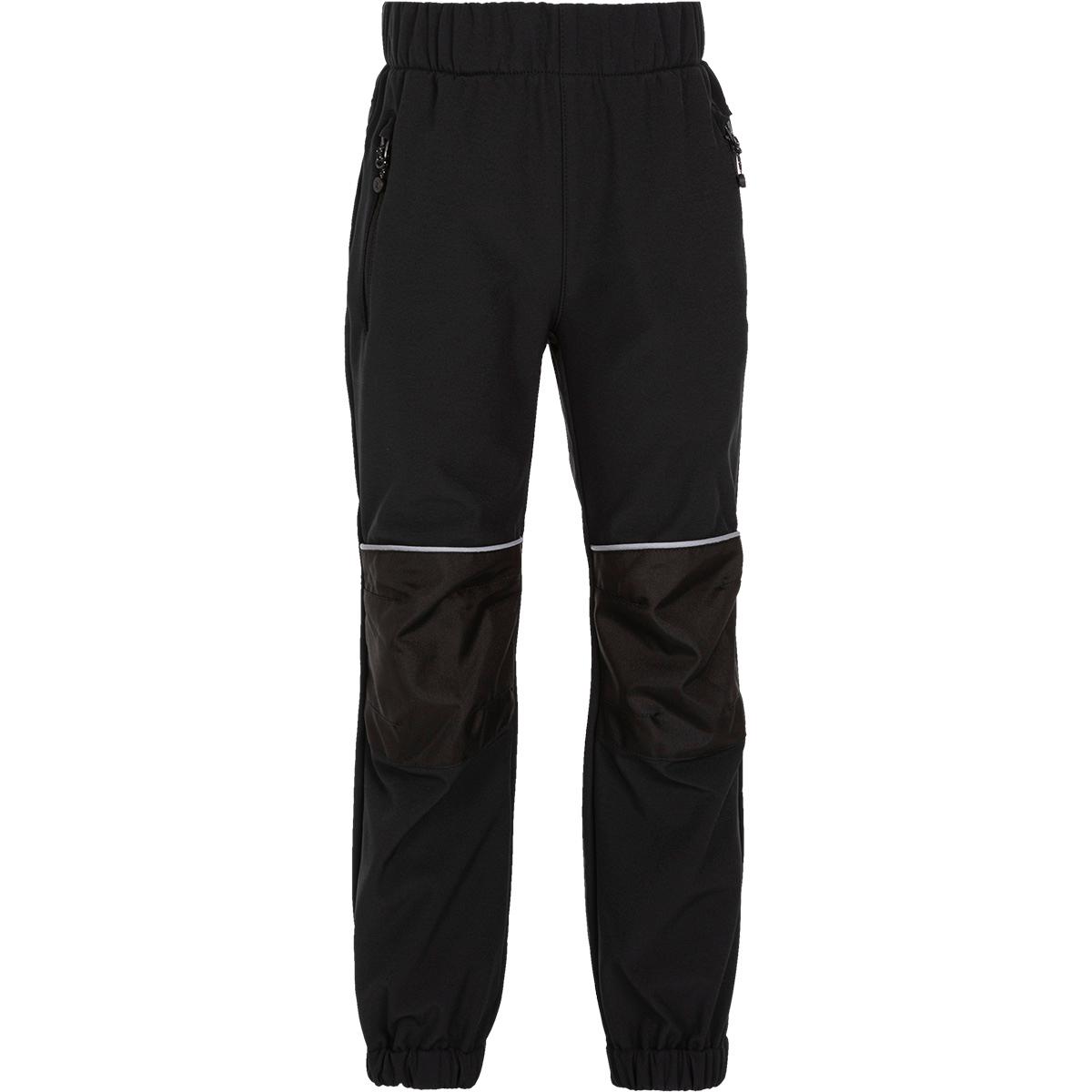 ZigZag Ludo Softshell Overtrekksbukser Barn Black