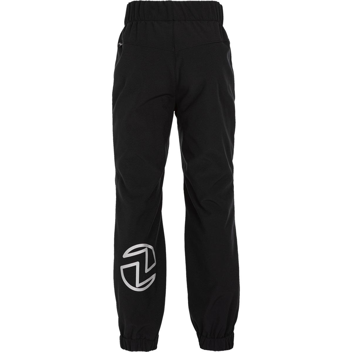 ZigZag Ludo Softshell Overtrekksbukser Barn Black